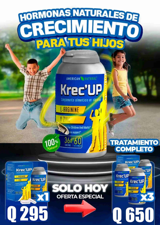 KREC-UP : Hormonas Naturales de Crecimiento